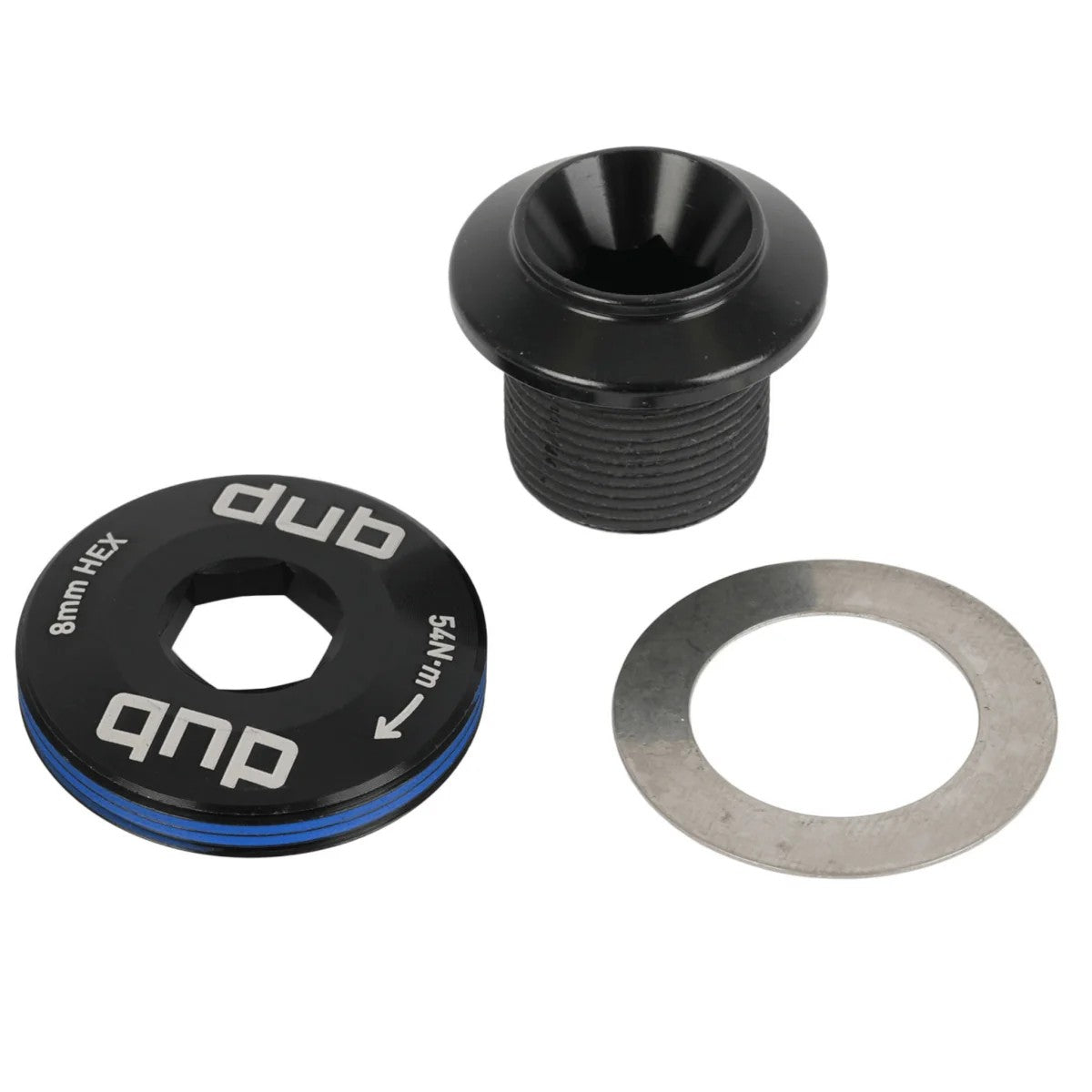 SRAM DUB Crank Arm Bolt Kit - M18/M30, Self-Extracting, For SRAM/Truvativ, Black Stealth