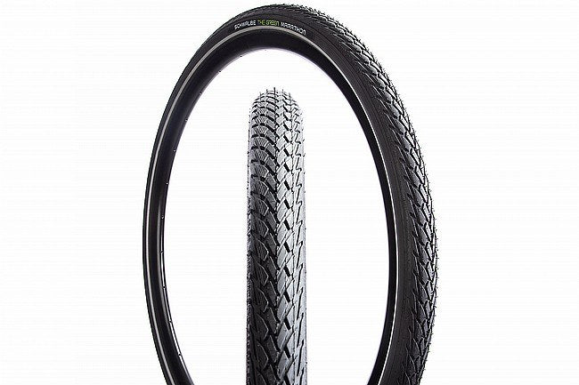 Marathon Tire - 700b x 38 / 28 x 1-1/2, Clincher, Wire, Black/Reflective, Performance, Endurance, GreenGuard