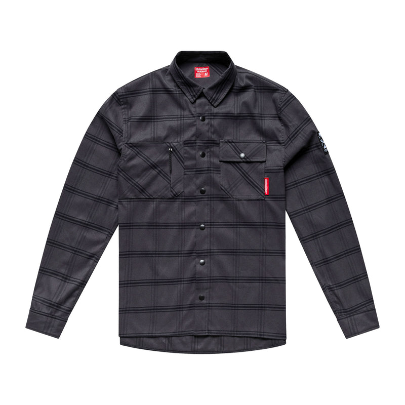 Troy Lee Designs Ruckus Ride Flannel in YD Plaid Coal