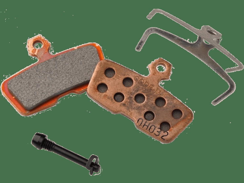 SRAM sintered metallic disc brake pads stamped CODE-M for Code and Guide RE brakes