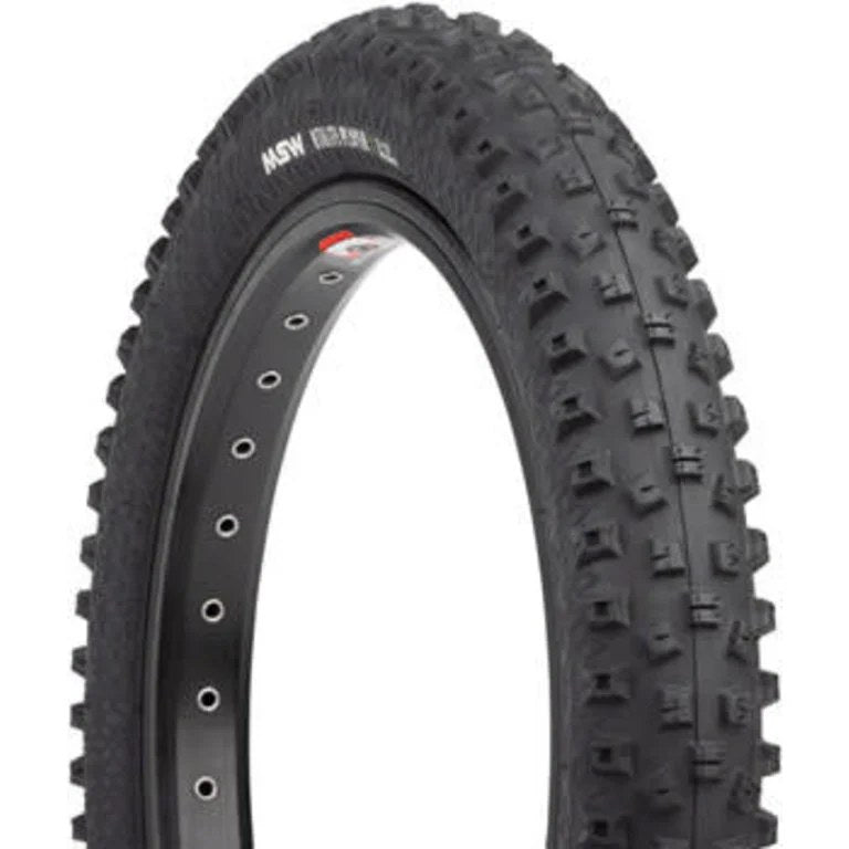 MSW Utility Player Tire - 16 x 2.25, Black, Folding Wire Bead, 33tpi