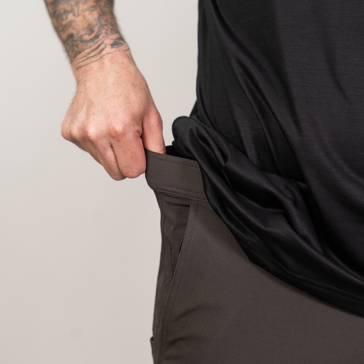 A.T. Plus Short - Charcoal Grey