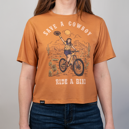 Cropped ActiviTEE - Save a Cowboy