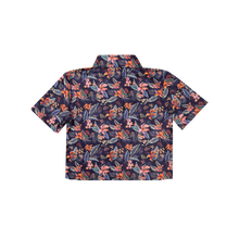 Cropped FlexGRID Button Up - Midnight in Maui