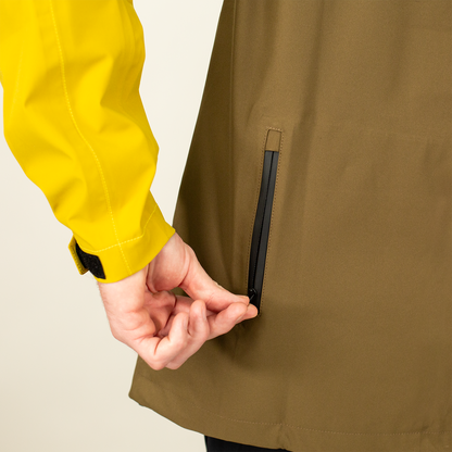 HydroSend Shell - Citrine/Forest Khaki