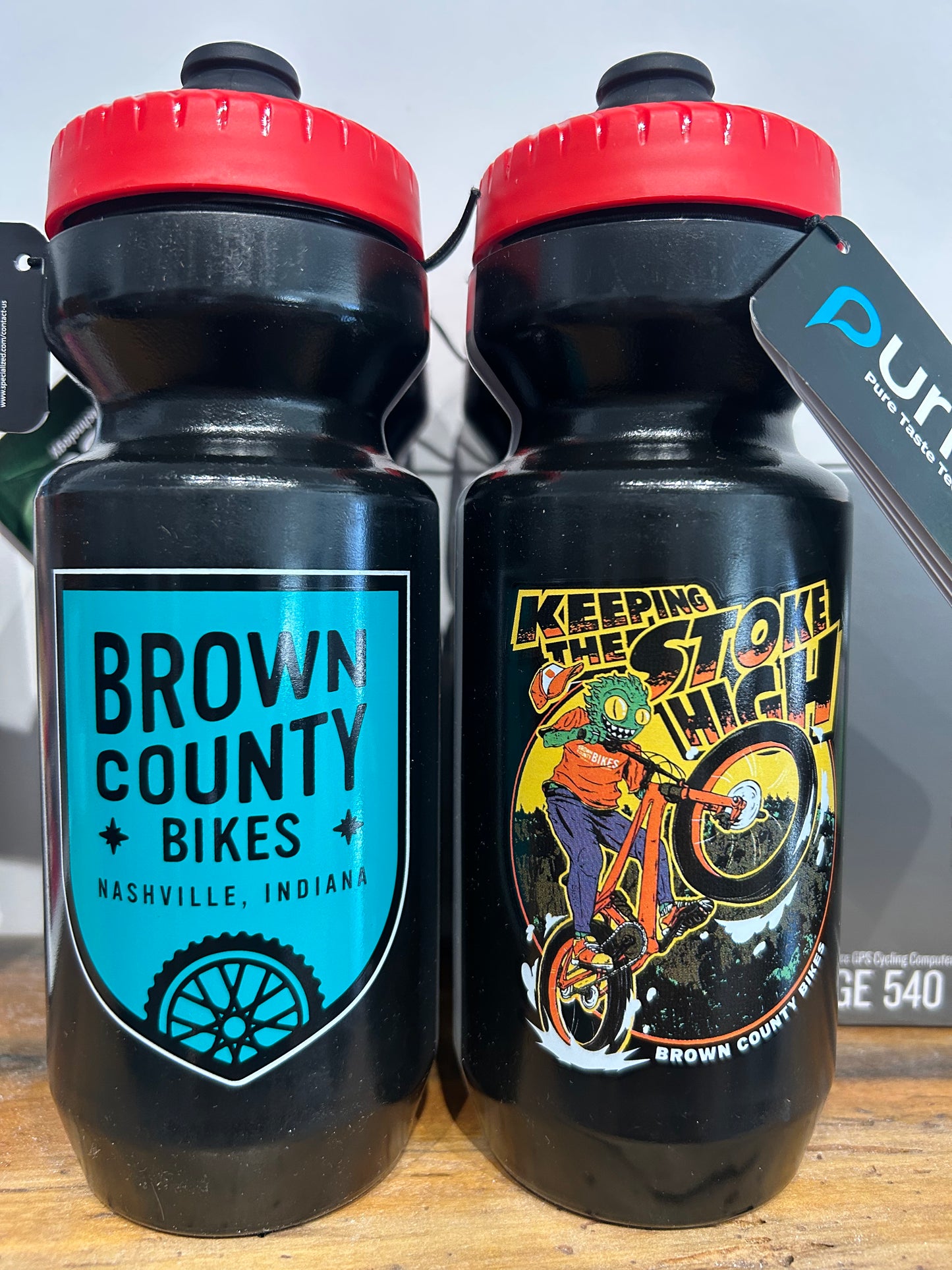 Brown County Bikes Purist Stoke High Water Bottle