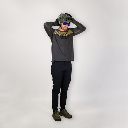 Long Sleeve VenTop Jersey - Olive Tan