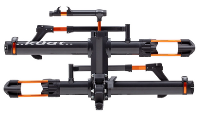 NV 2.0 Hitch Bike Rack - 2-Bike, 2" Receiver, Metallic Gray/Orange
