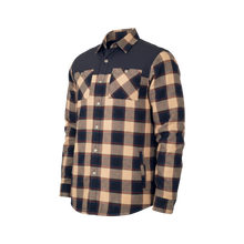 Flannel Jacket - Navy/Tan Plaid