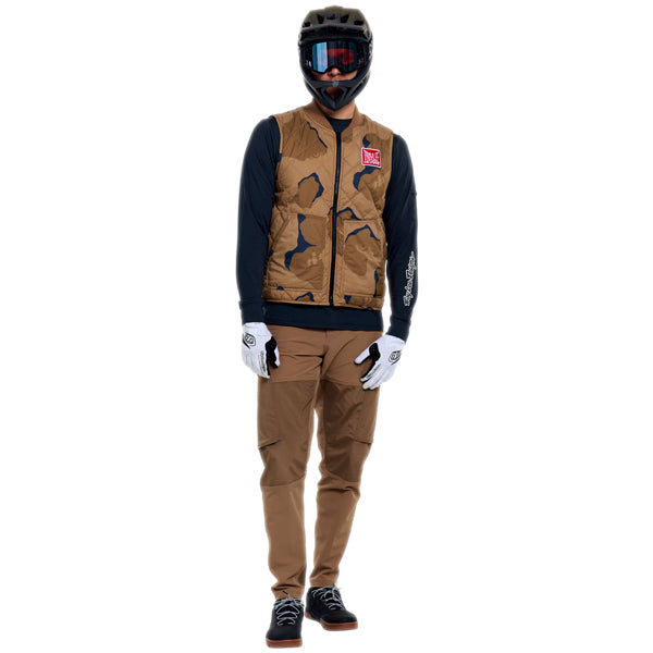 Troy Lee Designs Ruckus Flow Camo Ride Vest in Sienna