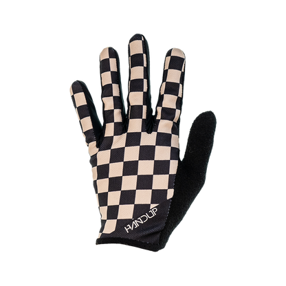 Gloves - Checkered Black/Tan