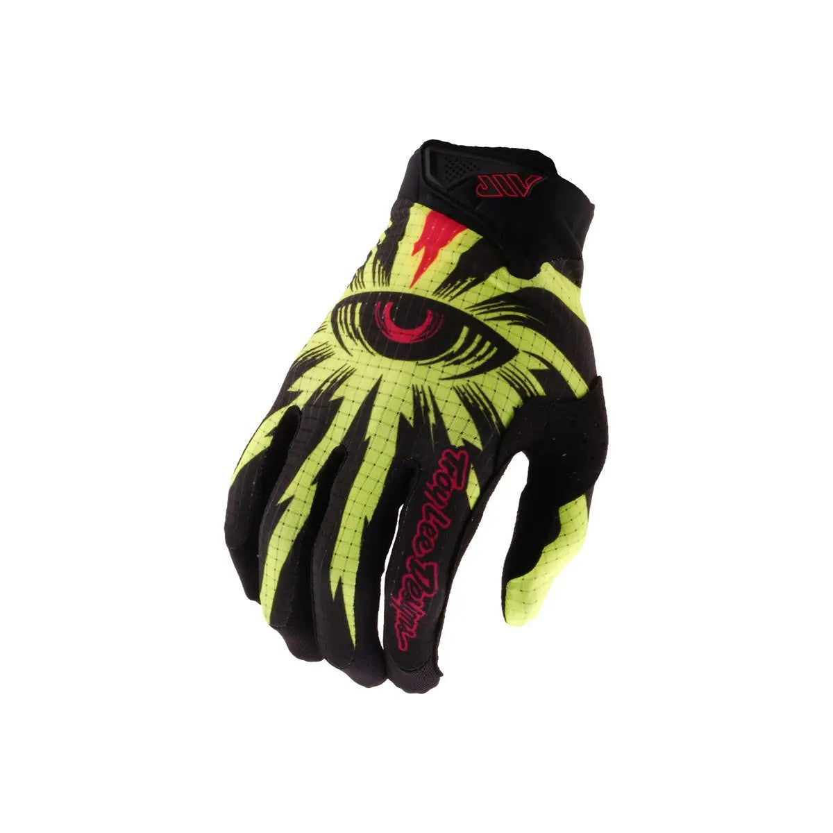 YOUTH AIR GLOVE; CYCLOPS BLACK / FLO YELLOW XL