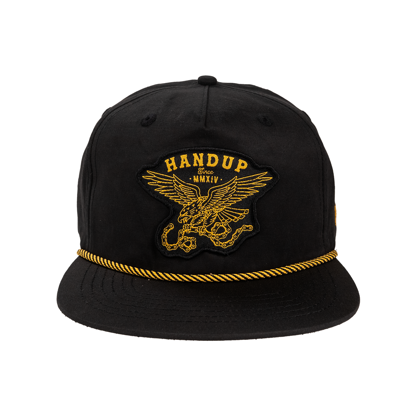 Pinch Front Rope Hat -  Gold Eagle