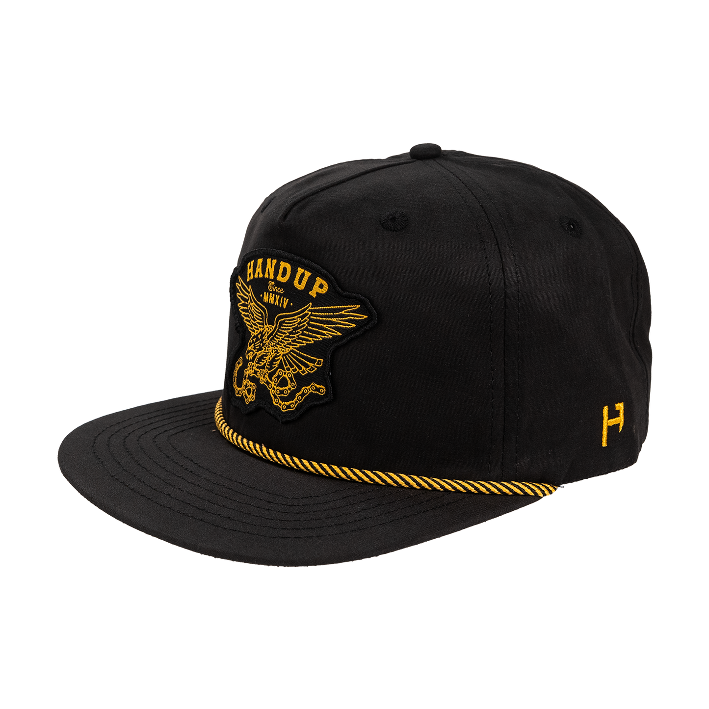 Pinch Front Rope Hat -  Gold Eagle