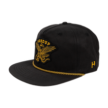Pinch Front Rope Hat -  Gold Eagle