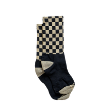 Socks - Checkered Black/Tan