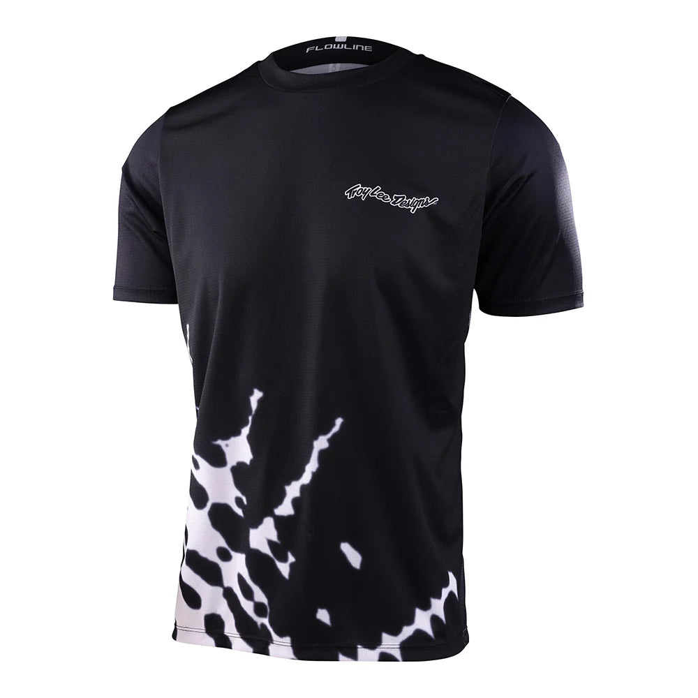 Troy Lee Designs Flowline SS jersey in Big Spin Black