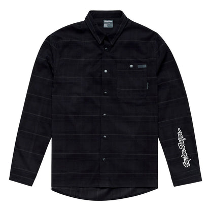 Troy Lee Designs Grind Flannel shirt in YD Plaid Carbon