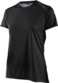 WOMENS LILIUM SS JERSEY; BLACK