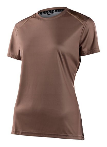 Troy Lee Designs Women's Lilium short-sleeve jersey in Coffee