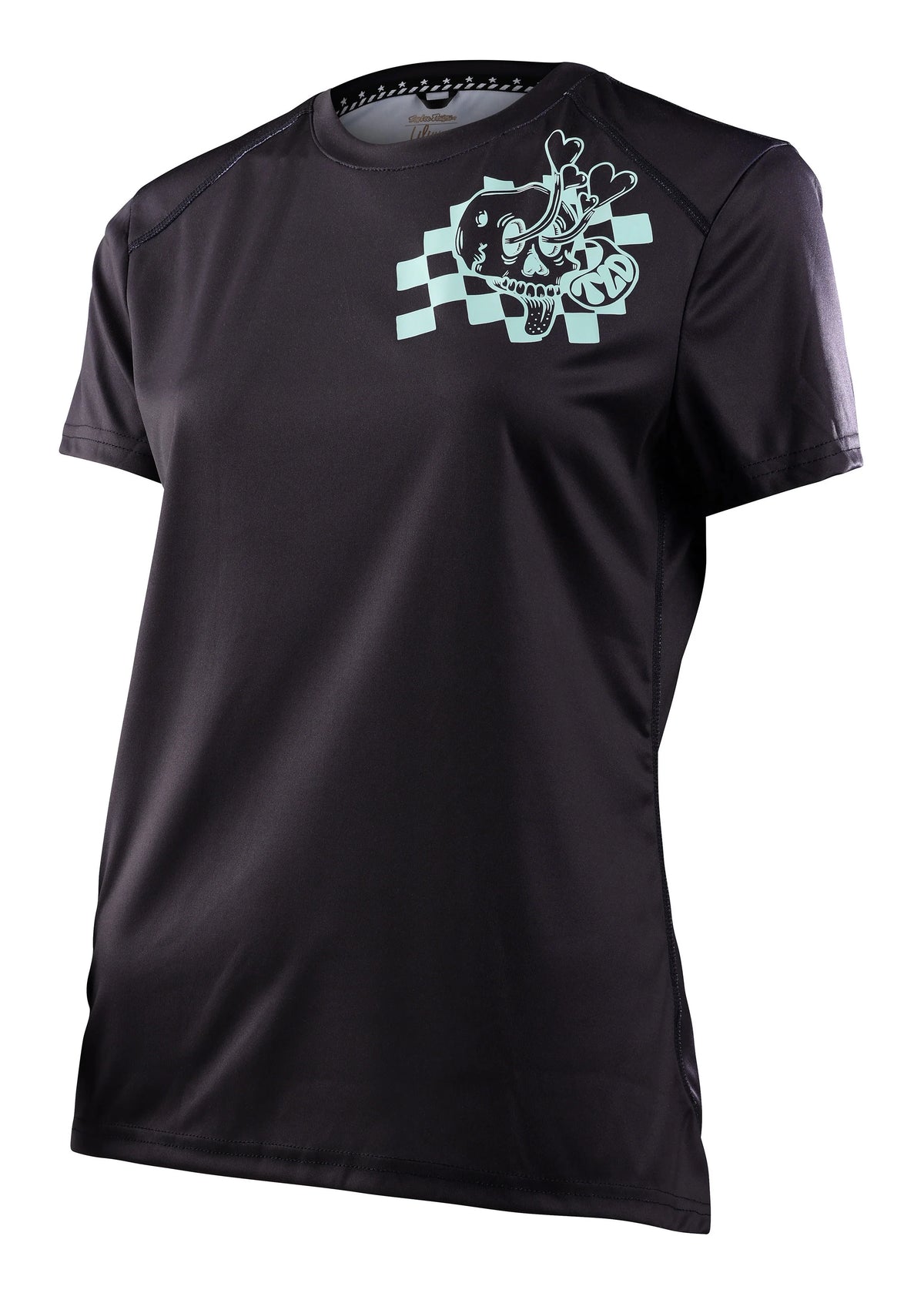 Troy Lee Designs Women's Lilium short-sleeve jersey in Micayla Gatto Black