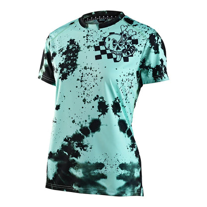 Troy Lee Designs Women's Lilium short-sleeve jersey in Micayla Gatto Mist