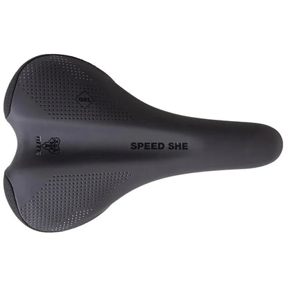 Speed She Saddle - Chromoly, Black, Women's, 150 mm, Wide